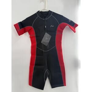 Youth Wetsuit Shorty Girls 2mm Neoprene Thermal Wet Suit Size 14 SEE PHOTO *READ